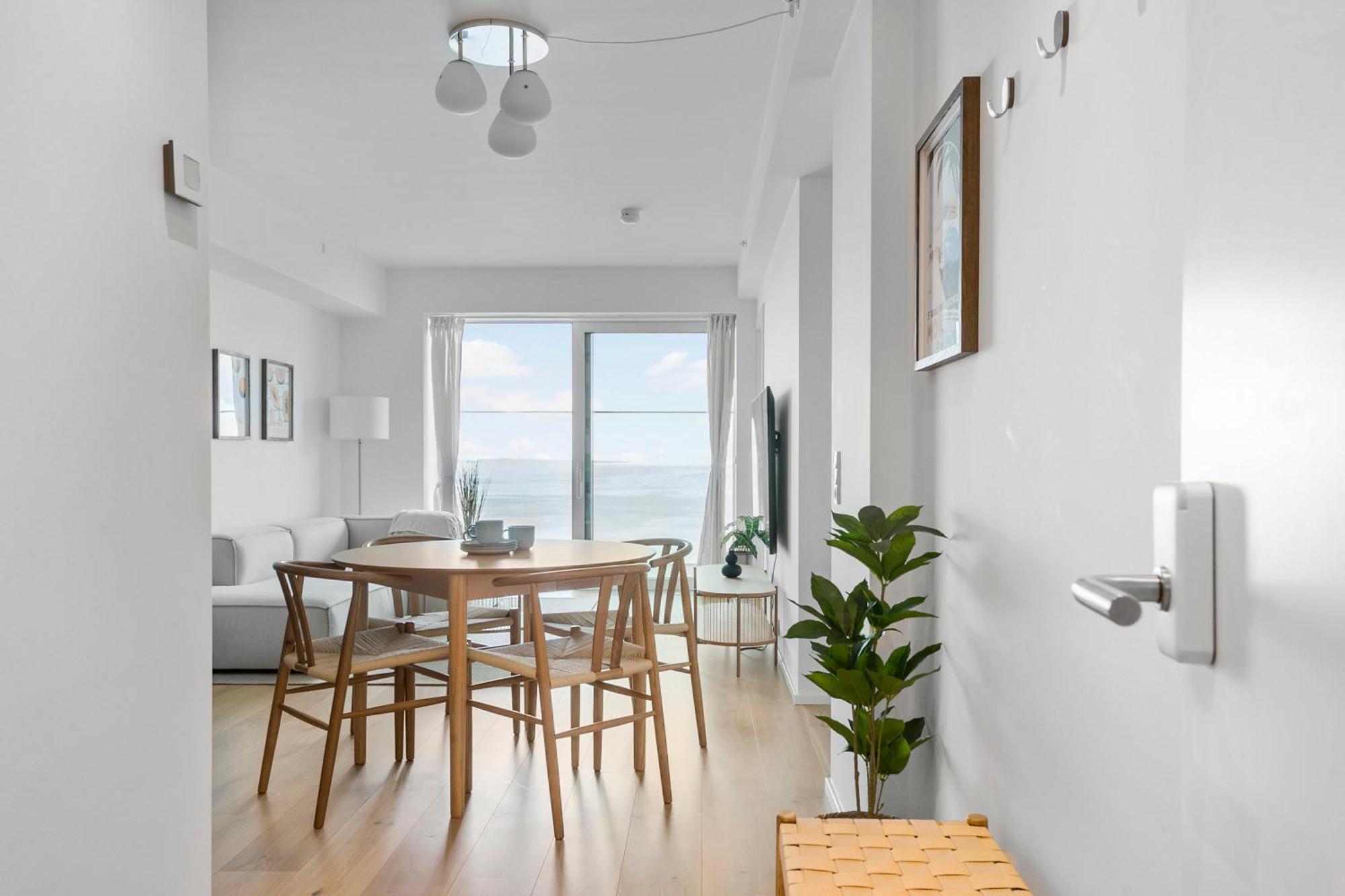 דירות אורהוס Endless Ocean Views With Private Balcony מראה חיצוני תמונה
